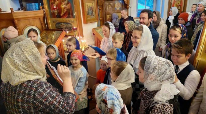 Вновь начались долгожданные детские литургии Воскресной школы!