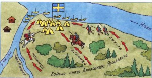 План Невской битвы