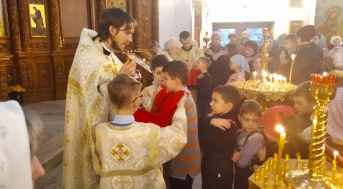 26 января прошла первая в этом году детская литургия