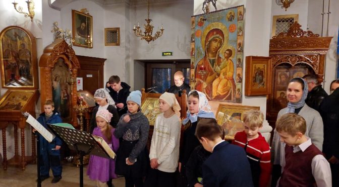 25 декабря состоится детская литургия